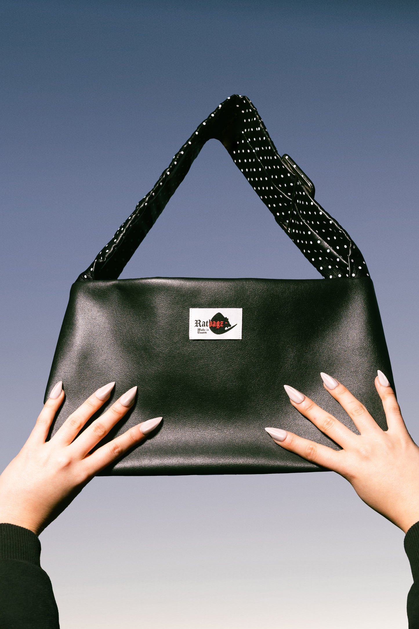 Polka-dot Upcycled Belt Bag