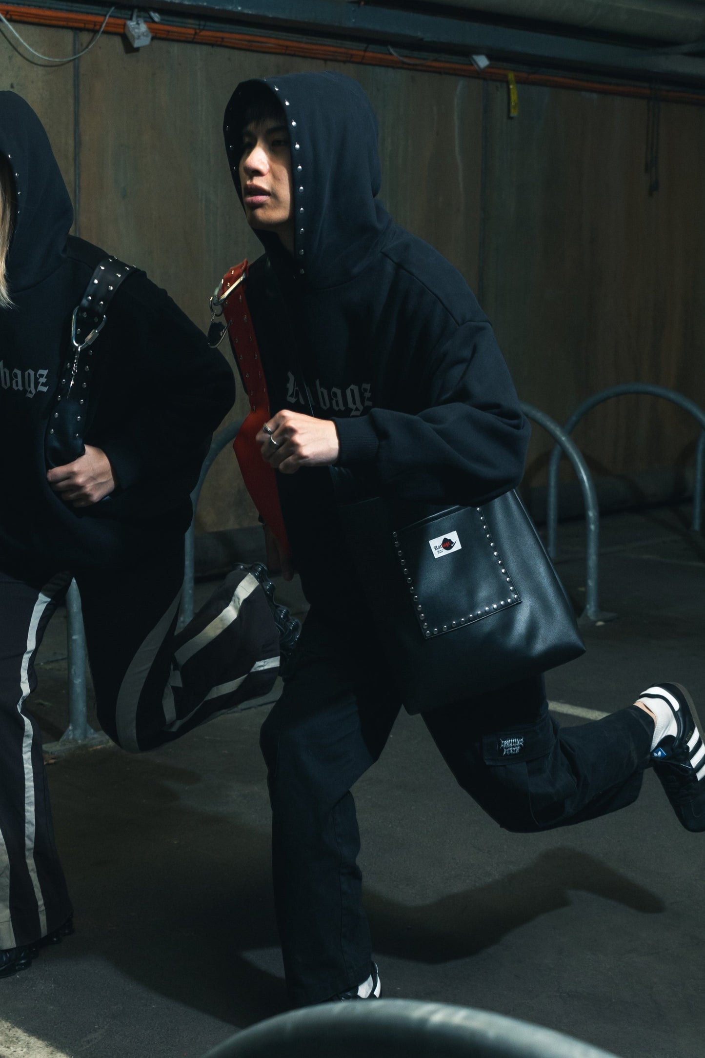 Reflective Stud Hoodie